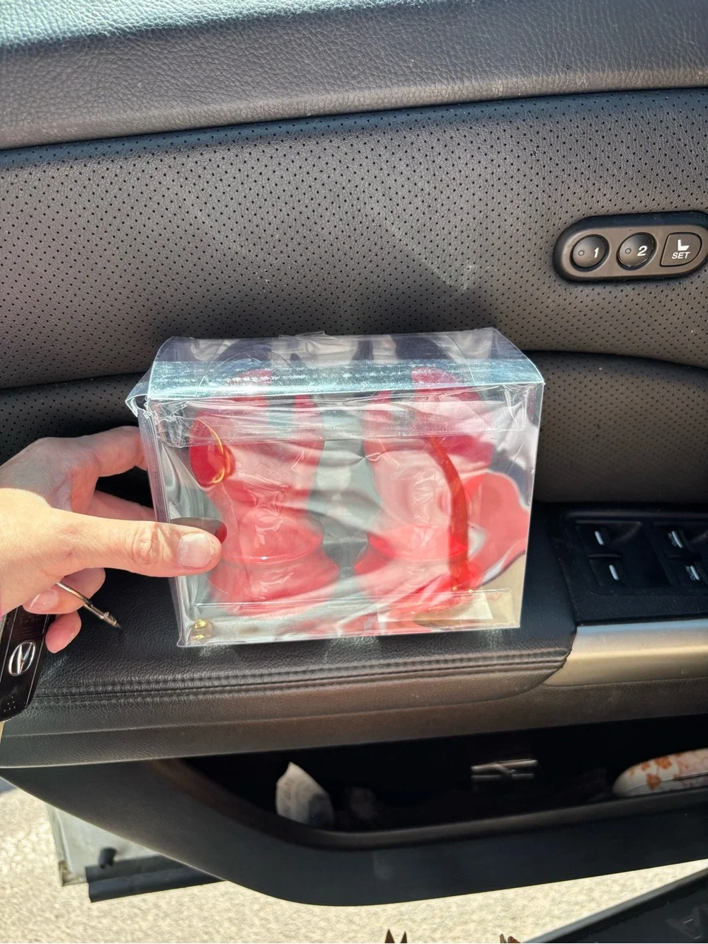 Lobster salt and pepper shakers and a lobster bottle opener